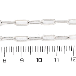 Halsketten aus Messing mit Büroklammerketten für Damen&nbsp;NJEW-D302-69P
