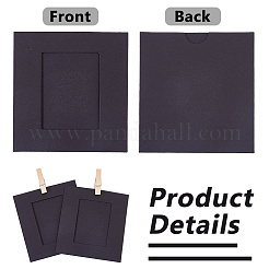 10 marco de fotos rectangular de papel para colgar en la pared&nbsp;AJEW-WH0696-284