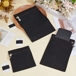 3 Stück Organizer-Taschen aus Canvas-Stoff in 3 Stilen&nbsp;AJEW-CY0002-60A