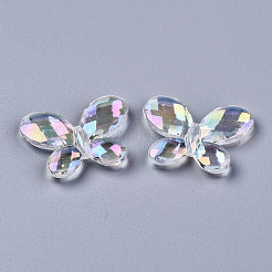 Transparente Acryl Perlen&nbsp;X-PACR-N010-014
