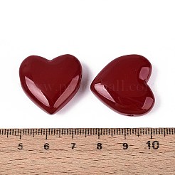 Perle di vetro di giada imitazione tinte e riscaldate&nbsp;GLAA-T023-44G