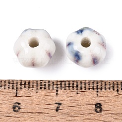 Perles de porcelaine vintage faites à la main&nbsp;PORC-Q006-07A