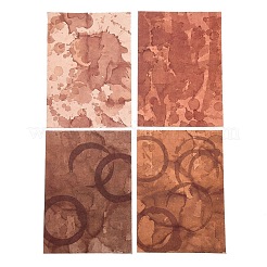 Ensembles de blocs de papier pour scrapbooking texturés en papier parchemin translucide&nbsp;DIY-H170-02D