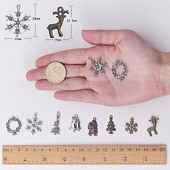 Pendentifs en alliage de style tibétain&nbsp;TIBE-SC0002-06