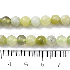 Natürlich neu Jade runde Perlen Stränge&nbsp;G-O039-16-6mm-02