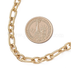 Collane con catena figaro in acciaio inossidabile 304 da 7 mm&nbsp;NJEW-JN05706