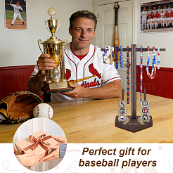 Baseball-T-Bar-Holzring-Ausstellungsständer&nbsp;RDIS-WH0019-22