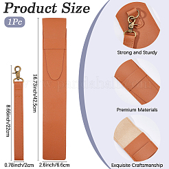 Étui de rangement en cuir pour baguettes&nbsp;AJEW-CL0006-02B