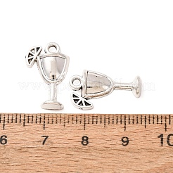 Tibetischer stil Aluminium Anhänger & Charms&nbsp;AL-CBA5212-02AS