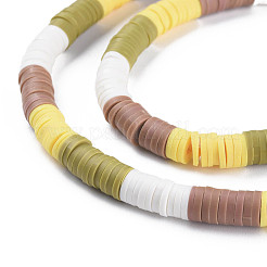 Fili di perline di argilla polimerica fatti a mano a 4 colore fissi&nbsp;X-CLAY-S096-029D