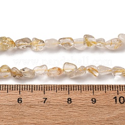 Natürlichen Gold Rutilquarz Perlen Stränge&nbsp;G-I389-A25
