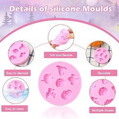 1 lot de 2 moules en silicone à thème Halloween&nbsp;ST-CJ0007-72