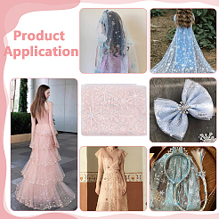 Organza-Stoffe&nbsp;DIY-WH0622-098B