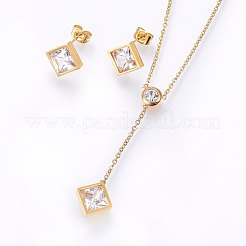 304 Edelstahl Schmucksets&nbsp;SJEW-H137-21