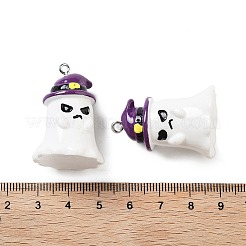 Pendentifs en résine à peindre sur le thème d'Halloween&nbsp;RESI-G103-01B