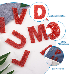 Alphabet Strass Patches&nbsp;FW-TAC0001-01A