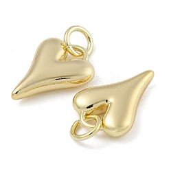 Ciondoli cuore in ottone&nbsp;KK-N254-94G-01