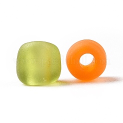 Perline di semi di vetro dai colori smerigliati&nbsp;SEED-A030-02B