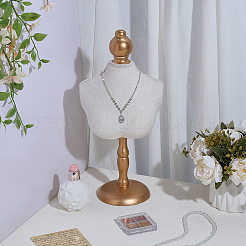 Display für Halsketten aus Holz und Samt&nbsp;NDIS-WH0017-09