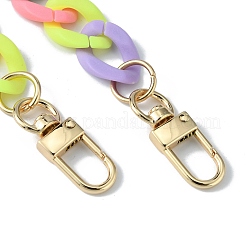 Undurchsichtige Panzerketten-Taschenriemen aus Acryl im Jelly-Stil&nbsp;DIY-WH0304-553B