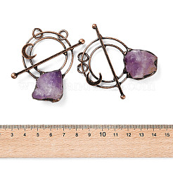 Natürliche Lavendel-Amethyst-Anhänger&nbsp;G-A227-08A-R