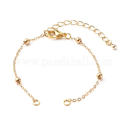 Braccialetti a catena satellitare in ottone fatti a mano che fanno accessori&nbsp;AJEW-JB01025