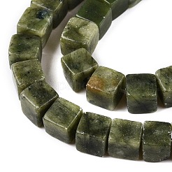Natur taiwan Jade Perlen Stränge&nbsp;G-T139-6x6-21A