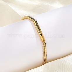 Schlangenkettenarmbänder aus 304 Edelstahl für Damen&nbsp;BJEW-Z087-18G