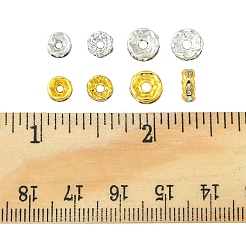 240 Stück 8 Stile Eisen & Messing Strass Zwischenperlen&nbsp;FIND-FS0001-34