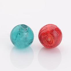 Perline di vetro murano fatto a mano&nbsp;FOIL-R054-12mm-M