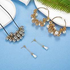 Kit per la creazione di orecchini a goccia imitazione di perle fai da te&nbsp;DIY-SZ0006-71