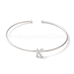 Bracelets en laiton plaqué en rack&nbsp;BJEW-A018-01P-K