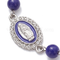 Zinklegierungs-Emaille-Gliederarmbänder&nbsp;BJEW-JB12751-01