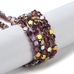Trasparenti perle di vetro placca fili&nbsp;GLAA-Q099-A01-M01