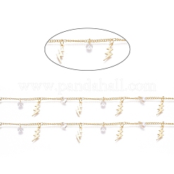 Chaînes gourmettes en laiton&nbsp;CHC-I028-04G