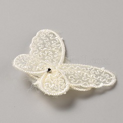 Applicazioni di pizzo a farfalla in poliestere&nbsp;DIY-WH0430-678E