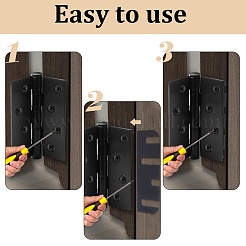 16 pz distanziali per cerniere per porte in PVC&nbsp;FIND-CN0002-64