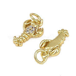 Ottone micro spianare pendenti zirconi&nbsp;KK-I358-042G