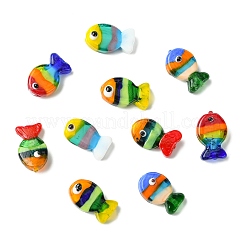 Perline fatte a mano a lume 10pz 5 colori&nbsp;LAMP-CJ0002-95