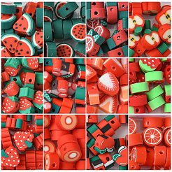 260pcs 12 Arten handgemachte Polymer-Ton-Perlen&nbsp;CLAY-CJ0001-89