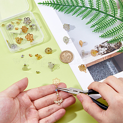 24 Stück Ohrstecker-BeZubehör aus 304 Edelstahl&nbsp;STAS-DC0017-03