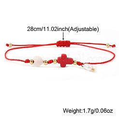 Charm-Armbänder aus Kunststoff mit Kunstperlen&nbsp;GR7958-5