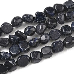 Synthetische blauen goldstone Perlen Stränge&nbsp;GG-CBA9392-29