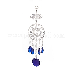 Decorazioni fatte a mano con ciondolo malocchio&nbsp;HJEW-C001-06