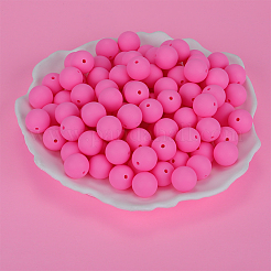 Perles focales rondes en silicone&nbsp;SI-JX0046A-89