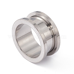 Calibri per tappi per le orecchie in acciaio inossidabile 304 anti-ossidazione&nbsp;EJEW-G317-01M-P