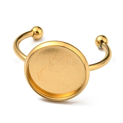 Ionenplattierung (IP) 304 Edelstahl offene Manschette Ring Zubehörse&nbsp;STAS-H215-01C-G