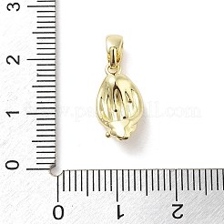 Colgante micropavé cubic zirconia de latón&nbsp;KK-F877-19G