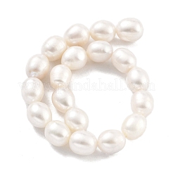 Fili di perle di perle d'acqua dolce coltivate naturali&nbsp;PEAR-P062-13E-X
