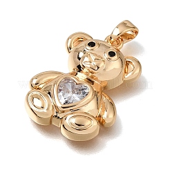 Pendentifs en laiton zircon cubique transparent&nbsp;GL-K001-04